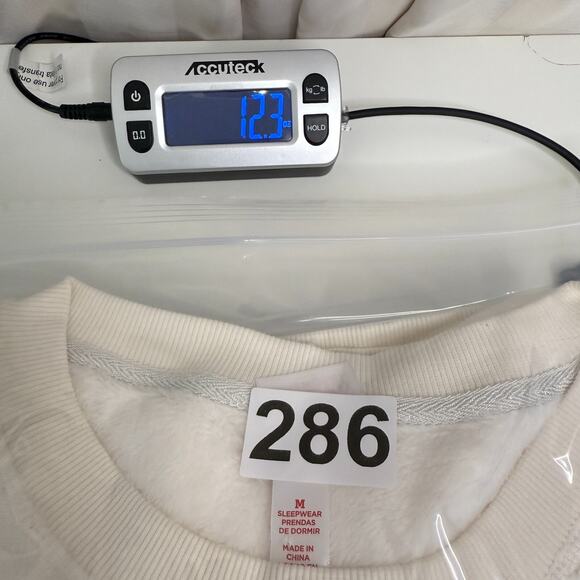 Wondershop Target Pajama Top Womens M Ivory White Soft Loungewear Sleepwear - Picture 12 of 12